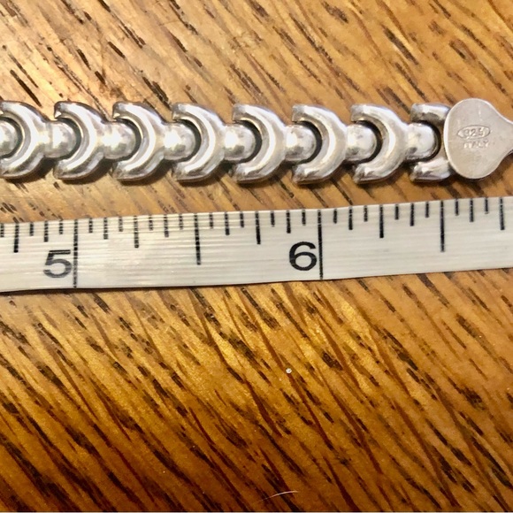 Sterling silver link bracelet Italy - Picture 7 of 7